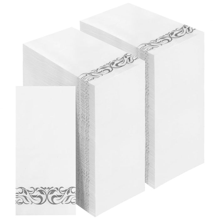 Disposable 3-Ply Dinner Paper Napkins for Kitchen, Dinner, Party, Wedding, or Event