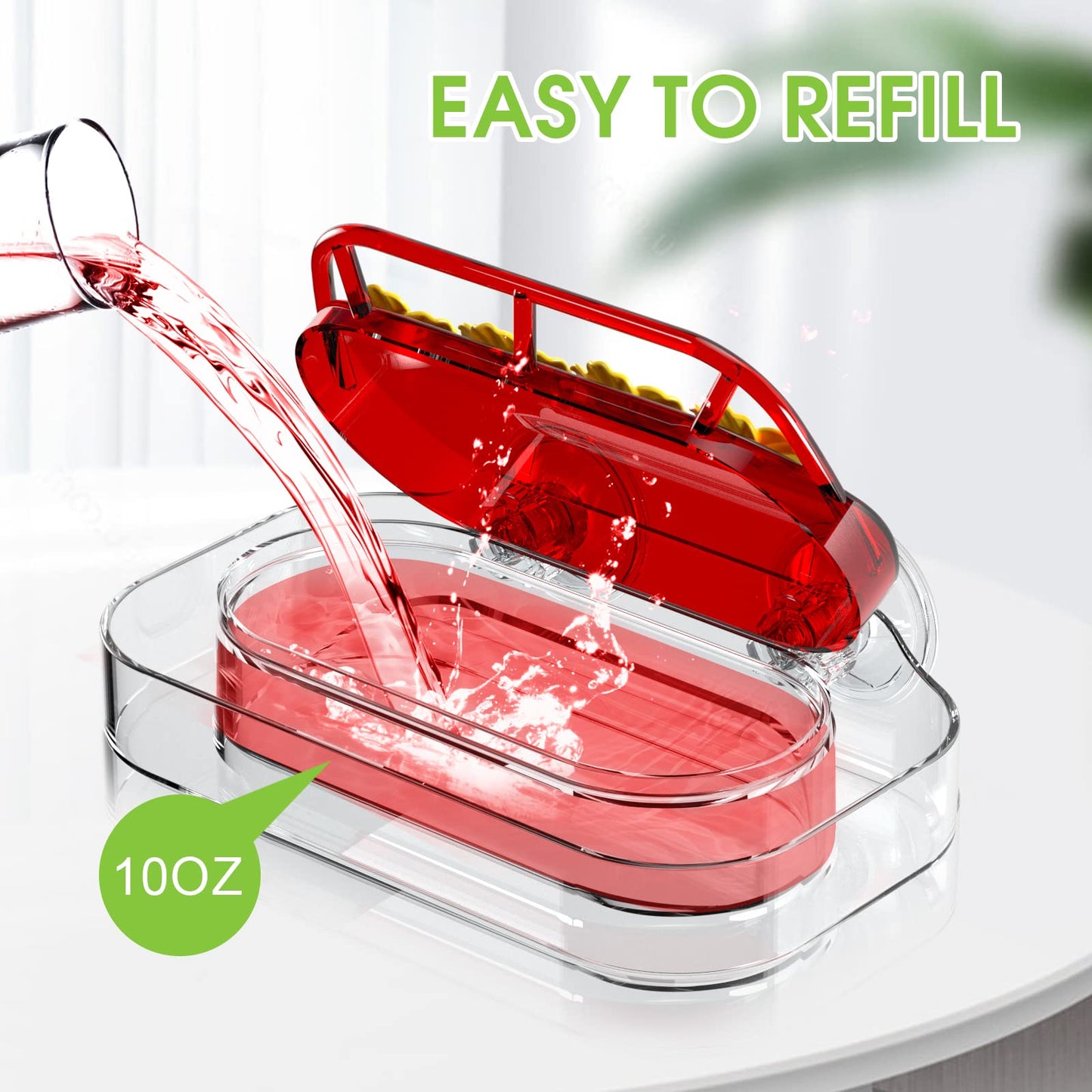 Goodluck Strong Suction Cup Hummingbird Feeder with 4 Feeding Ports