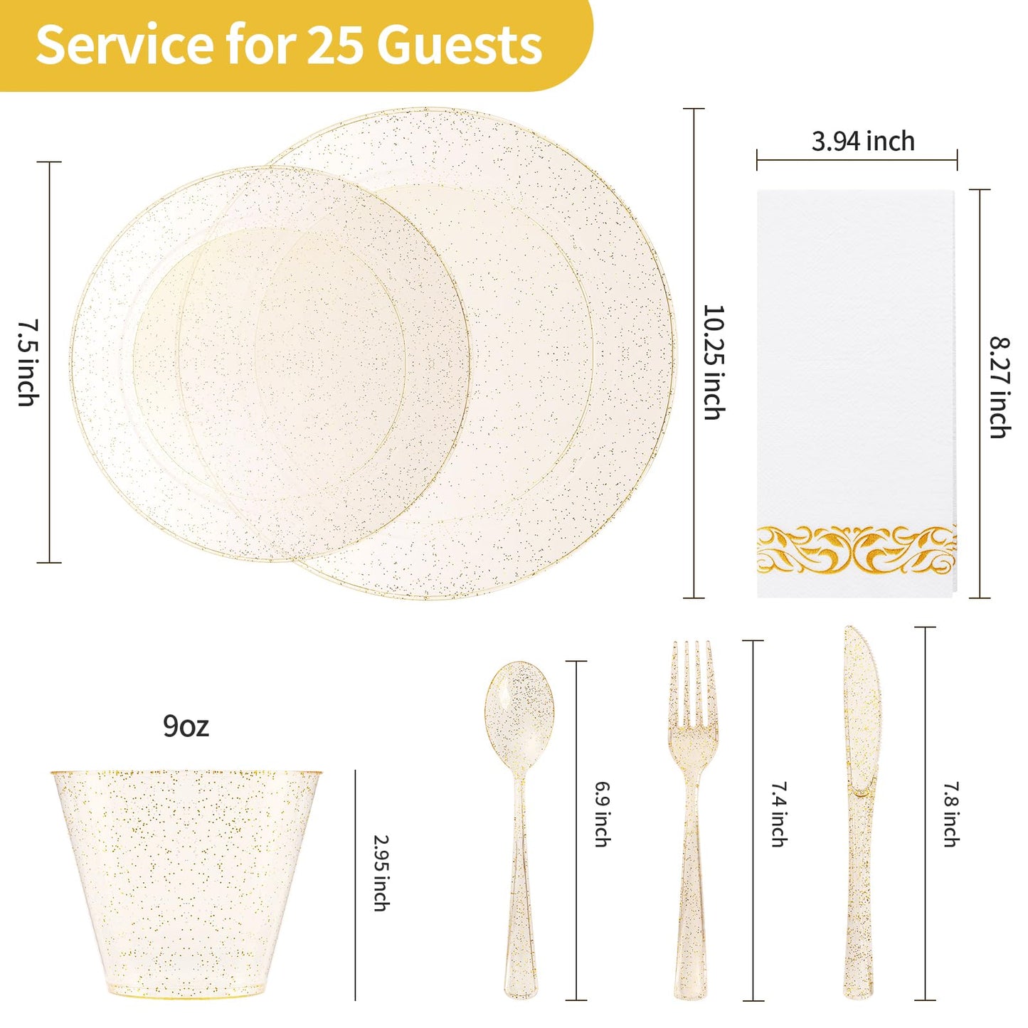 Save Time, Keep It Stylish – Shop Party Sets with Double Rim Design