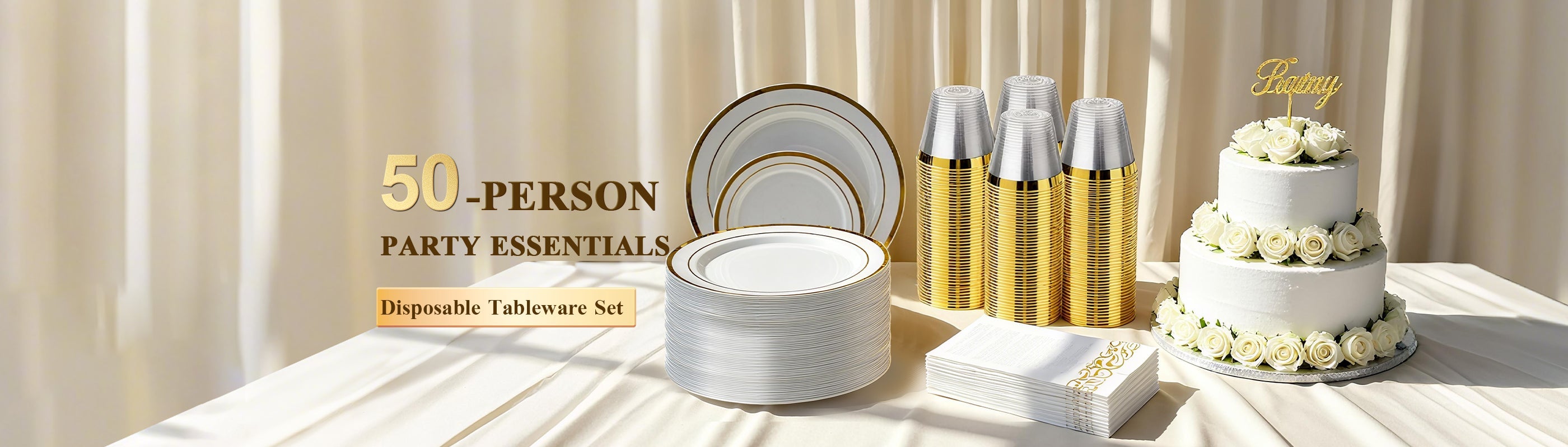 Tableware Sets for 50 Guests