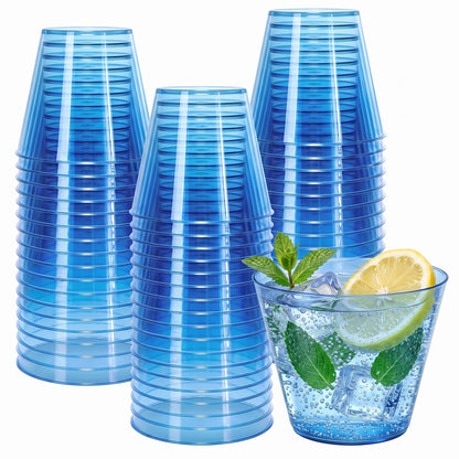 9oz Disposable Plastic Party Cups for Christmas, Halloween, Thanksgiving, Birthdays, Weddings, Graduations