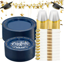 Elegant Parties Dinnerware Set with Pre-Rolled Napkins,Impress Your Guests