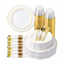 Impress Guests Easily with Elegant Baroque Disposable Dinnerware