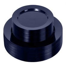 Goodluck 100PCS Disposable Blue Plastic Plates for Party, Wedding, and Dinner