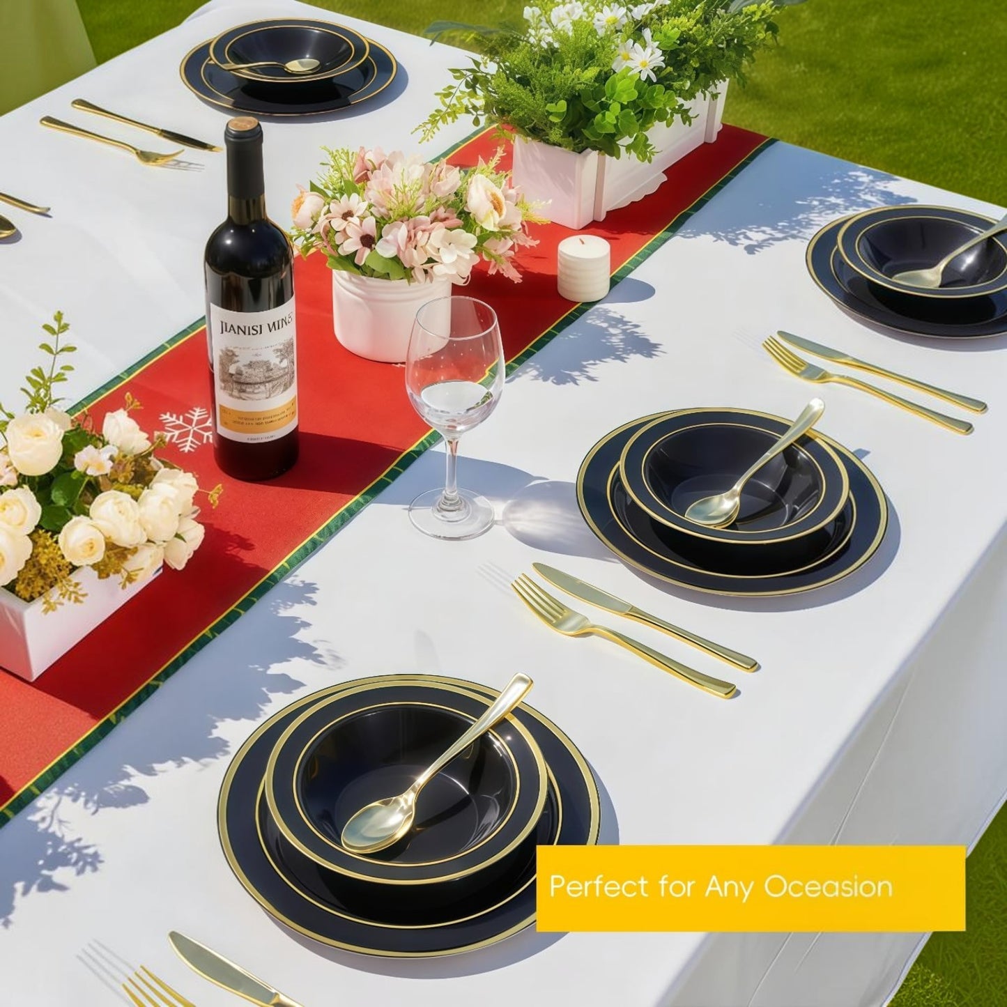 12-Ounce Disposable Bowls with Double Rims for Parties