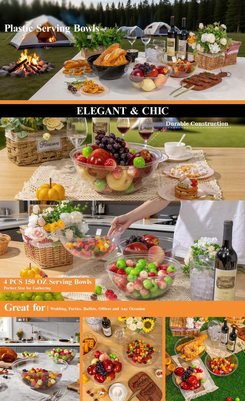 Clear / 4 PCS