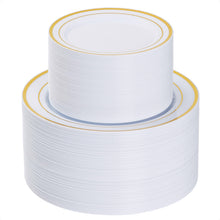 Goodluck Heavy Duty Disposable Gold Plastic Plates