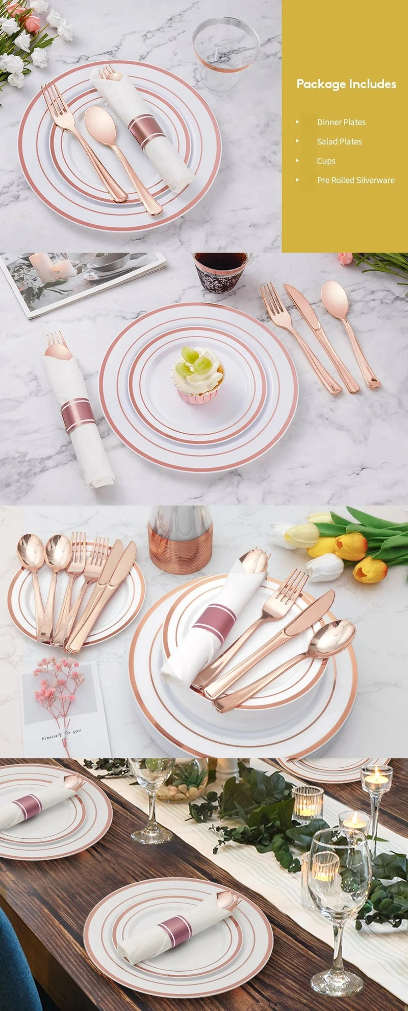 Rose gold / 25 Guests