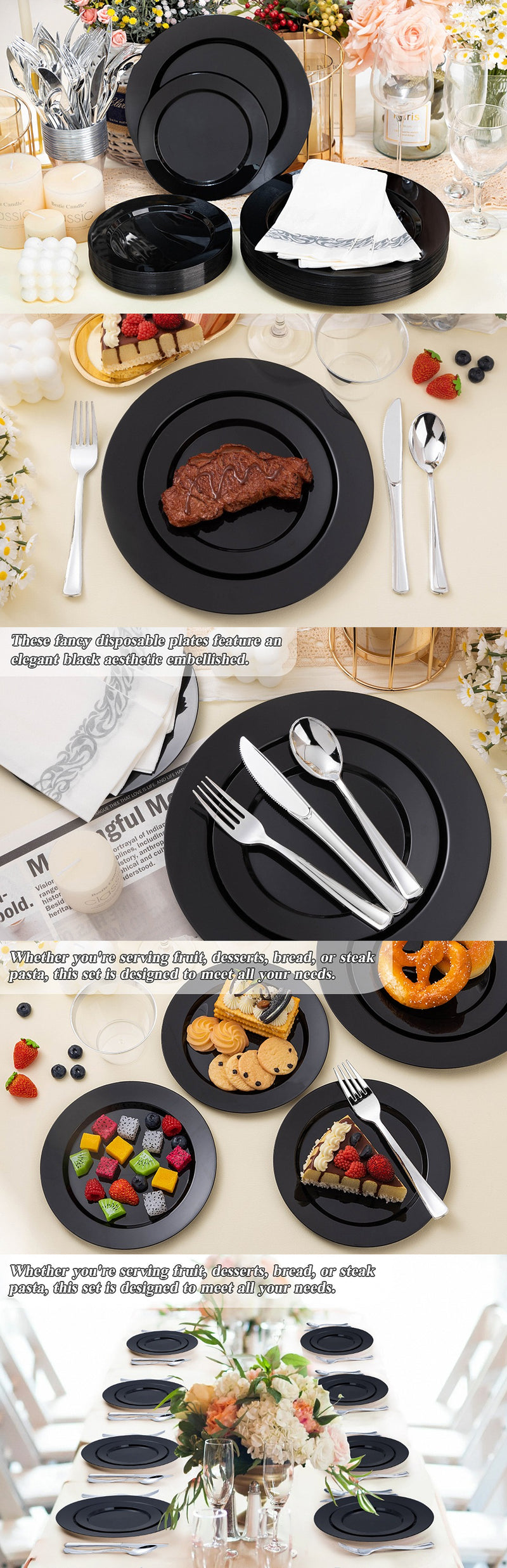 Black / 100 PCS