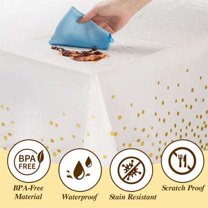 Goodluck 352-Piece Clear Plastic Dinnerware Set for 50 Guests