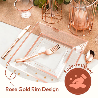 Elegant Disposable Tableware Set That Design for Beautiful Gatherings