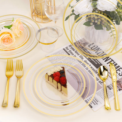 7 Inch Premium Disposable Plates for Wedding, Party, and Daily Use