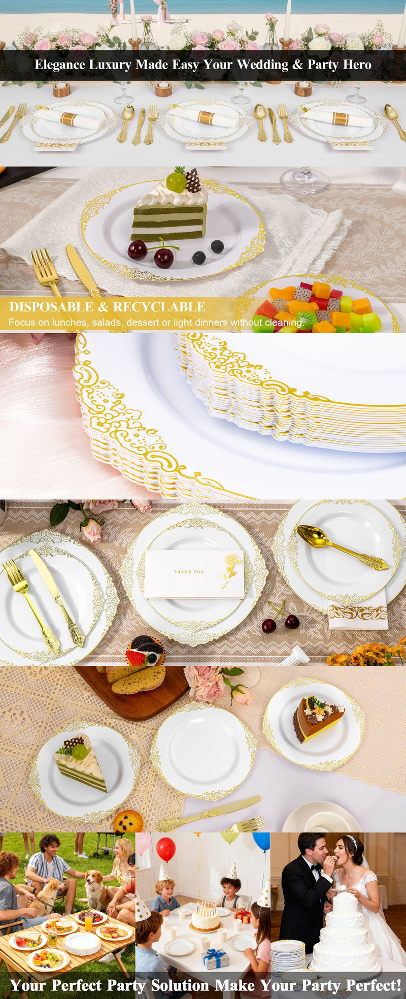 Gold / 100 PCS