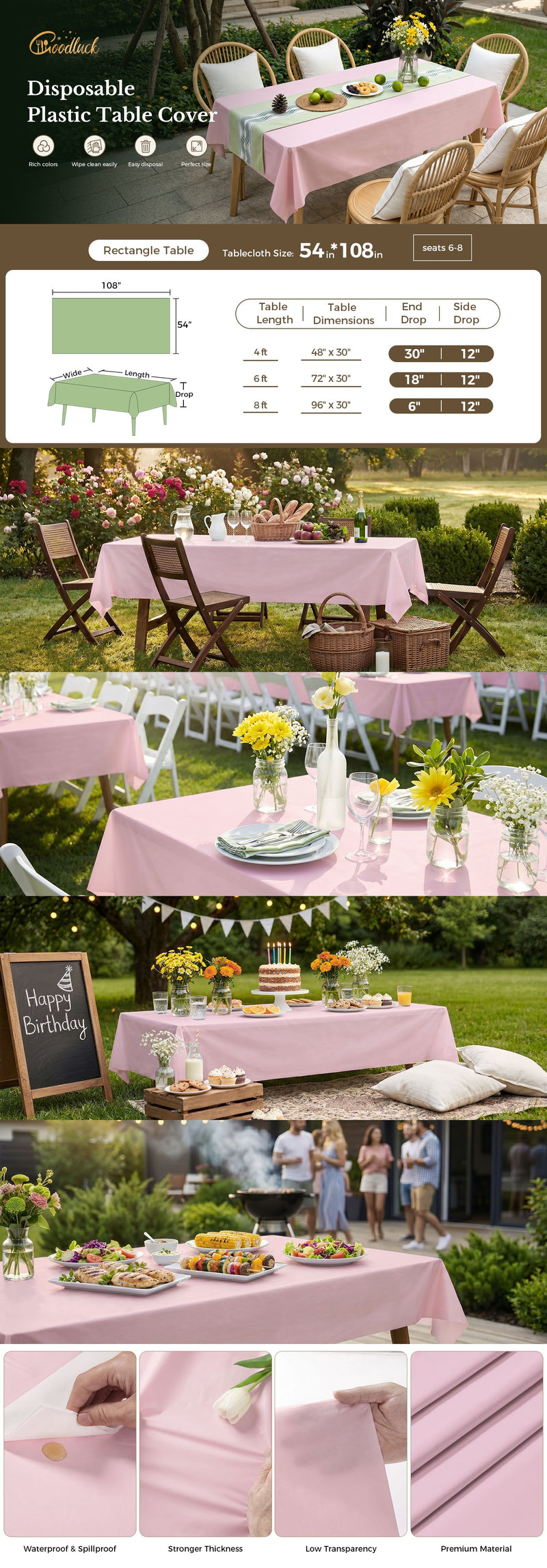 Pink / 4 PCS