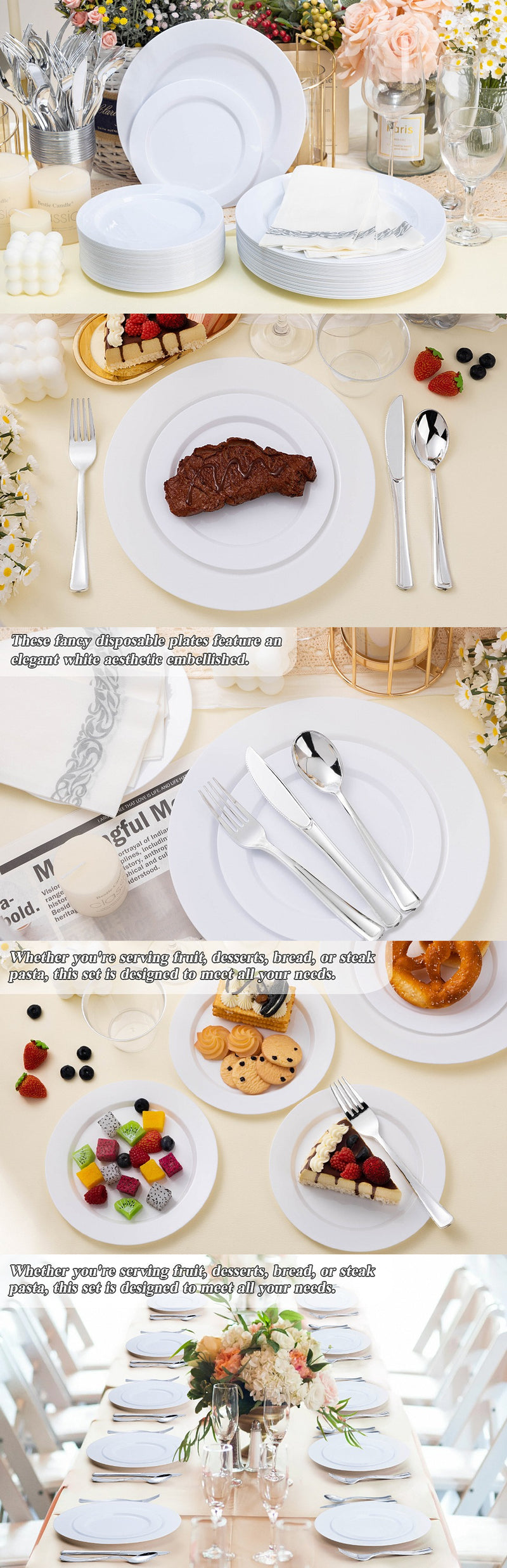 White / 100 PCS