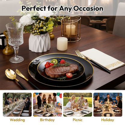 Fancy disposable plates Ready for Any Celebration,Save Time, Stay Stylish
