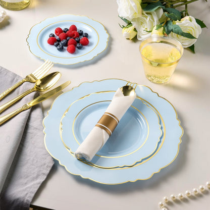 Impress Guests Easily with Elegant Baroque Disposable Dinnerware