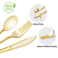 Fancy Disposable Pre-Rolled Plastic Silverware for Party, Wedding, and Daily Use