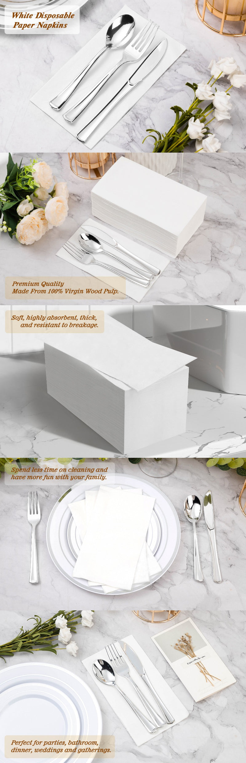 White / 100 PCS