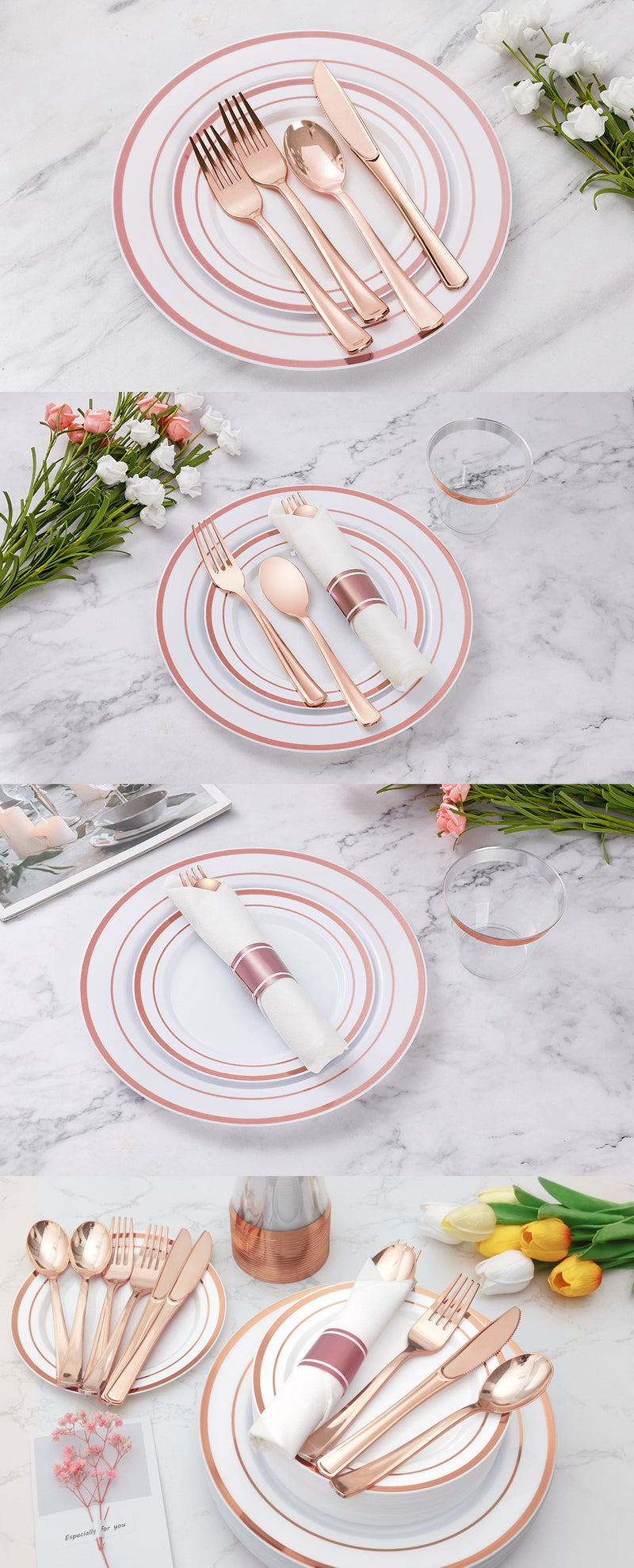 Rose gold / 200 PCS