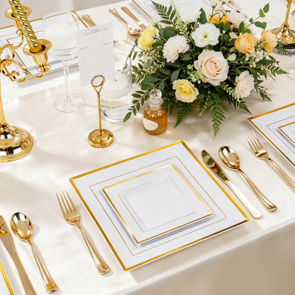 Disposable Plates That Impress Your Guests for Anniversary, Birthday, Party, Wedding