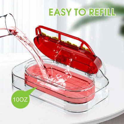 Goodluck Strong Suction Cup Hummingbird Feeder with 4 Feeding Ports
