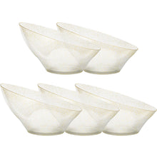 Disposable 20 OZ Angled Plastic Serving Bowls for Salad & Fruit