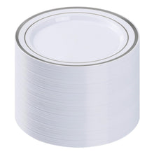 Goodluck 100PCS 10.25 Inch Disposable Silver Dinner Plate
