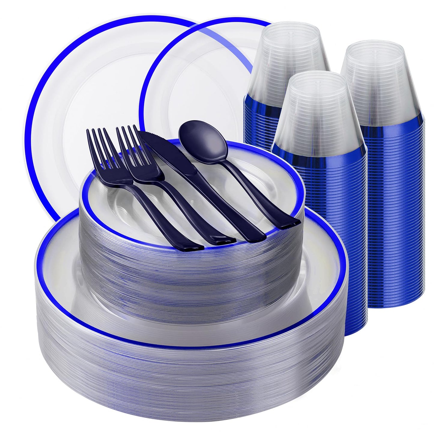 Hosting Made Easy – Beautiful & Hassle-Free with Durable and Fancy Disposable Dinnerware Set