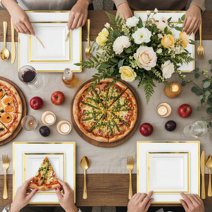 Disposable Plates That Impress Your Guests for Anniversary, Birthday, Party, Wedding