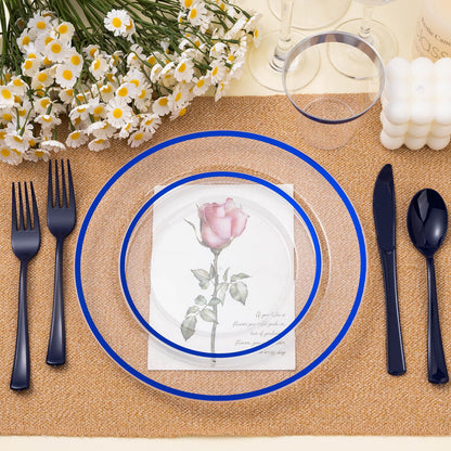Hosting Made Easy – Beautiful & Hassle-Free with Durable and Fancy Disposable Dinnerware Set