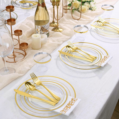 Save Time, Keep It Stylish – Shop Party Sets with Double Rim Design