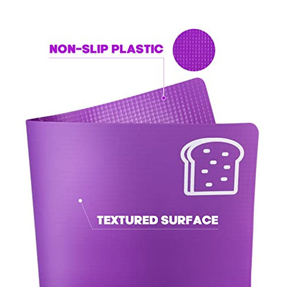 Goodluck 7 Pieces Flexible Cutting Boards, BPA Free Plastic Cutting Boards for Kitchen, Non Slip Cutting Mat for Meat and Vegetables, Thanksgiving