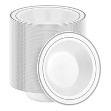 12-Ounce Disposable Bowls with Double Rims for Parties