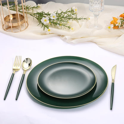 90 Pcs Heavy Duty Disposable Gold Plastic Silverware Set, Perfect for Wedding, Birthday, Party, Graduation