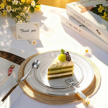 Goodluck  Disposable Elegant Silver Plastic Dinnerware Set for Weddings, Parties, Graduation, Includes: Plates, Place Cards, Cups,  Spoons, Forks, Knives, Napkins