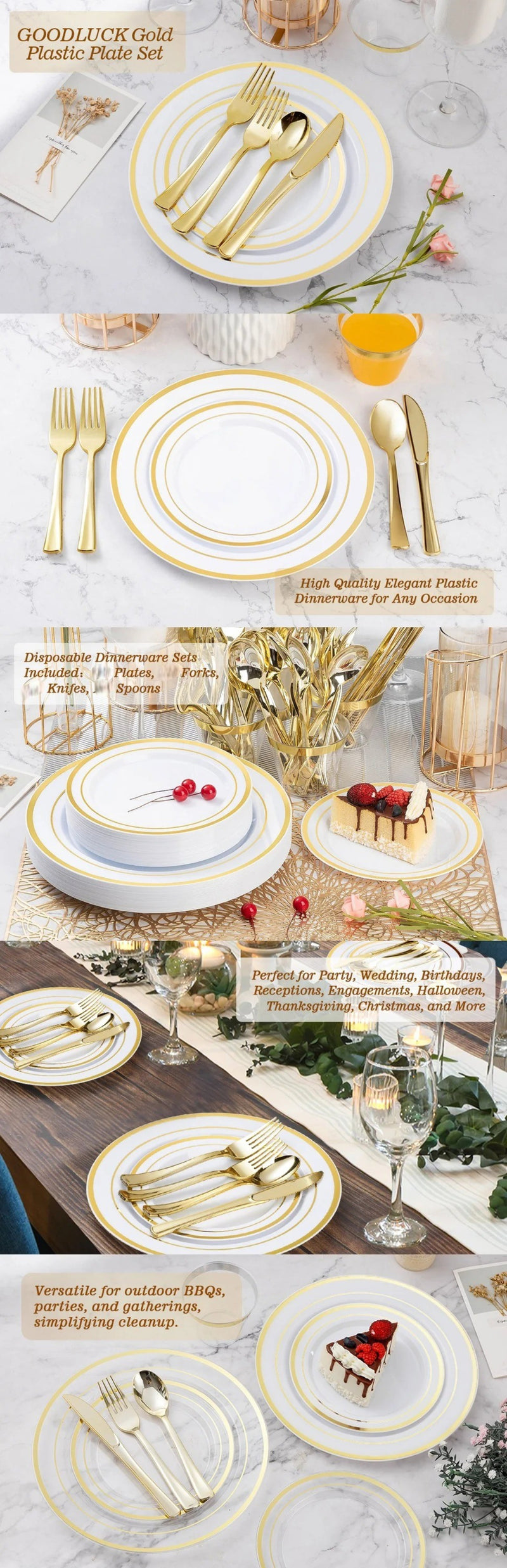 300 PCS (50 Guests) / Gold