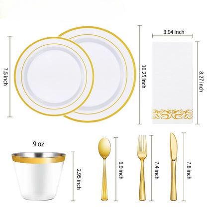 Save Time, Keep It Stylish – Shop Party Sets with Double Rim Design