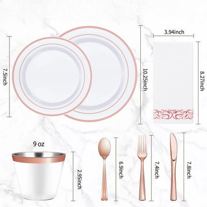 Save Time, Keep It Stylish – Shop Party Sets with Double Rim Design