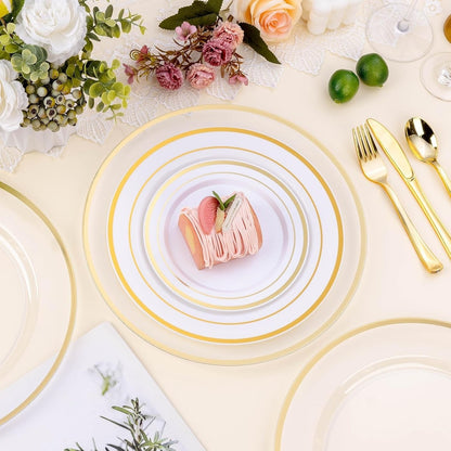 12 Inch Clear Charger Plates for Wedding, Parties, Dinners, Catering, Everyday Use