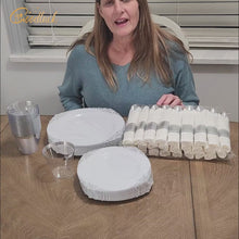 Goodluck 350PCS Disposable Silver Plastic Dinnerware Sets for 50 Guests