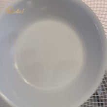 Goodluck 12oz Disposable Heavy Duty Plastic Bowls with Silver Rim for Parties, Weddings, and Everyday Use