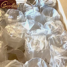 Goodluck 40 Pack 12 Oz Diamond Stemless Clear Plastic Wine for Whiskey or Cocktail